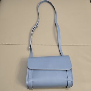 IL Bistonte Fifty Leather Crossbody Bag - blue